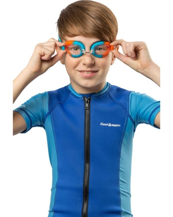 Gafas de Natación Cressi Starfish Naranja/Azul | Cómodas y Seguras para Niños de 4 a 8 Años - Image 8